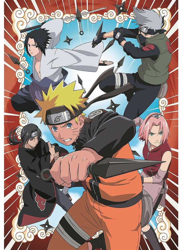 Clementoni Dėlionė 1000 vnt. - Naruto Shippuden