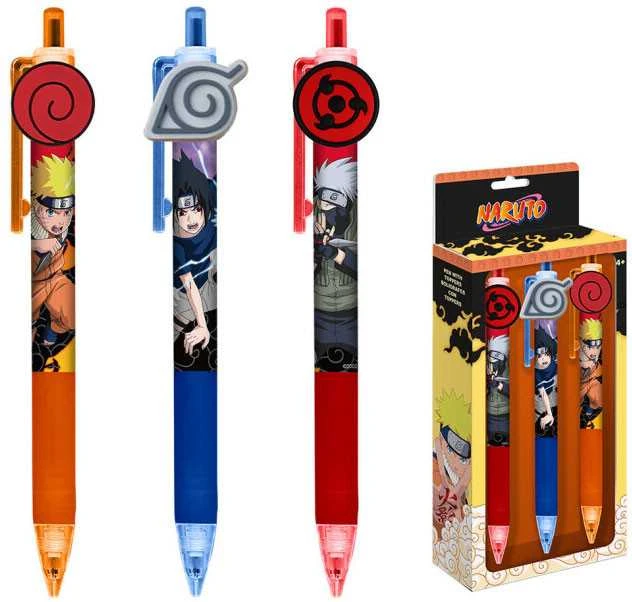 Kids Licensing Naruto Shippuden pack of 3 pens
