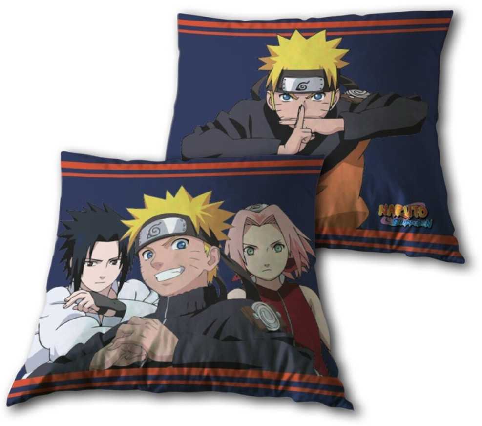 „Naruto Team“ pagalvė, dekoratyvinė pagalvėlė 40x40 cm, veliūras