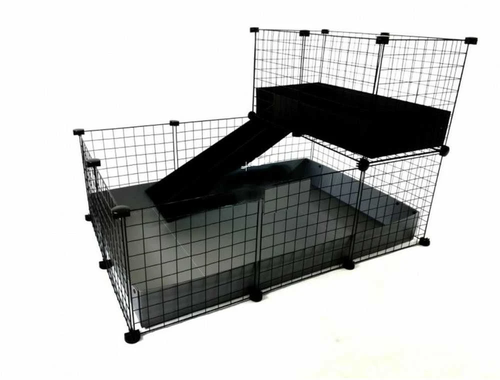 C&C modulinis narvas vieno aukšto 3x2 + palėpė 2x1 + sidabrinė rampa