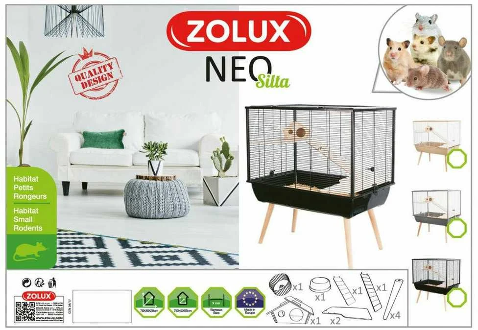 Graužikų Narvas - Zolux Neo Silta H58