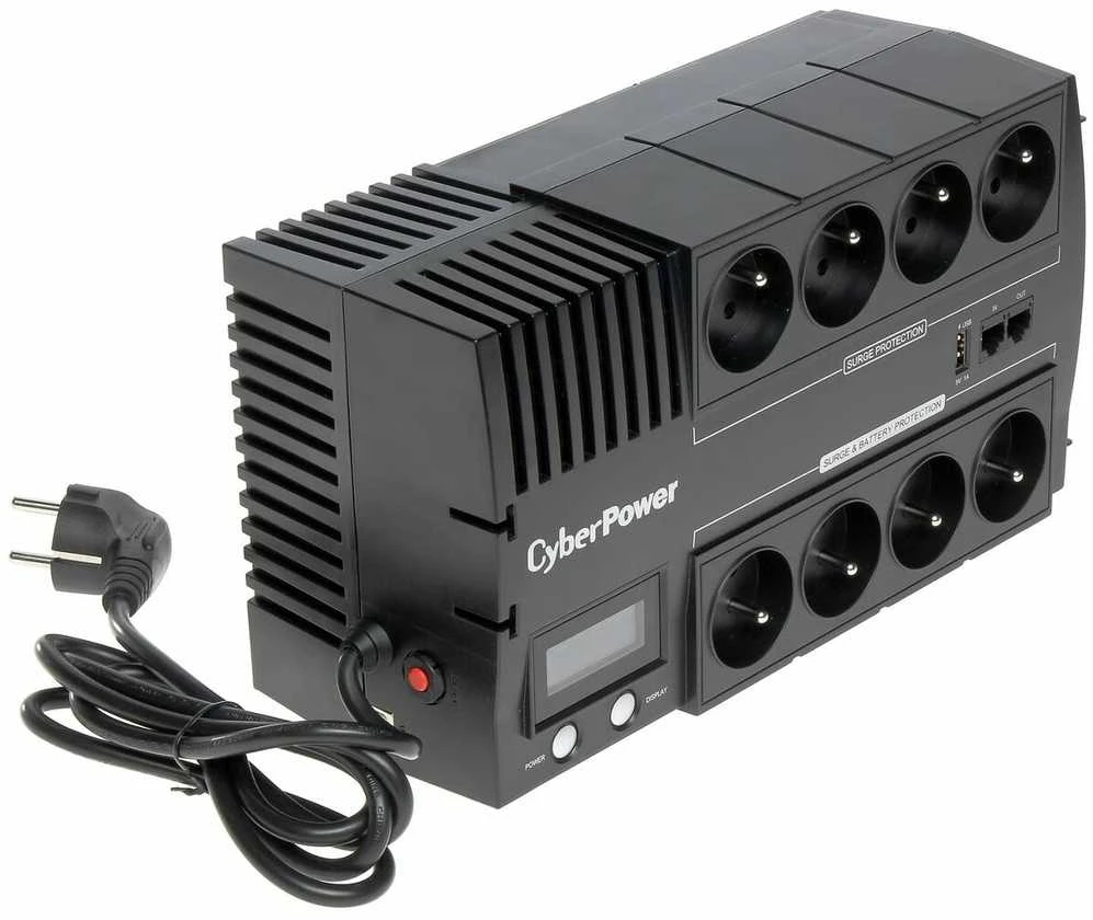CYBERPOWER BR1000ELCD-FR Cyber Power Žalias Power UPS BR1000ELCD-FR