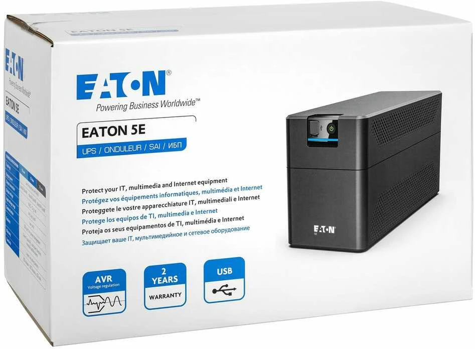 EATON 5E 900 USB IEC G2 900VA 480W C14 4 C13