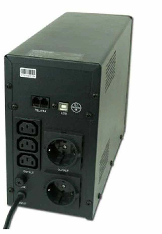 Energenie | UPS su USB ir LCD ekranu, Juodas | 1200 VA