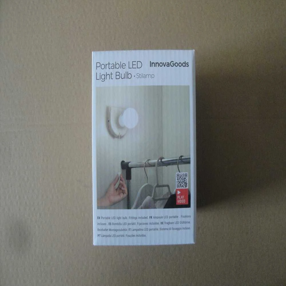 Sieninis šviestuvas Nešiojama LED lemputė Stilamp InnovaGoods