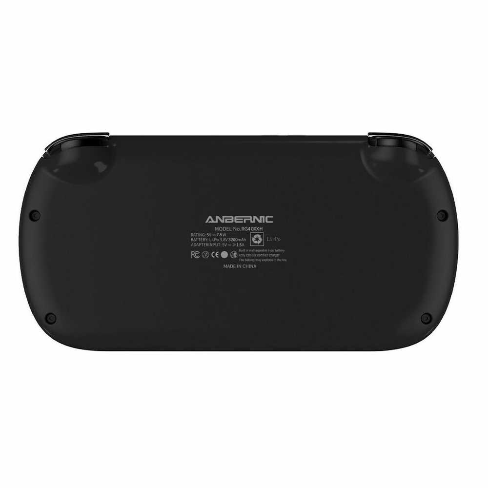 Retro gaming console ANBERNIC RG40XX H Juodas