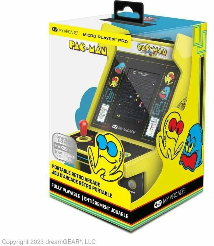 Dreamgear MY ARCADE Žaidimų Konsolė Player Pro Pacman 6.75"