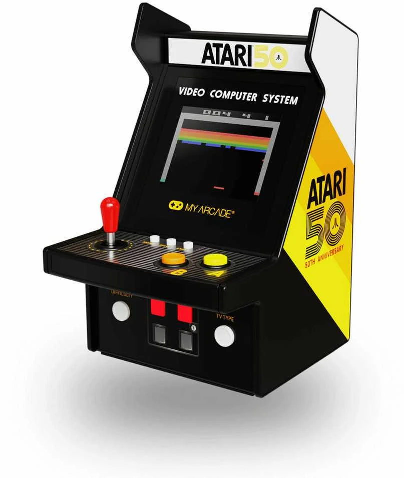 MY ARCADE Mano Arkadinis Mikro Grotuvas Pro Atari 100 Žaidimų 6,75"