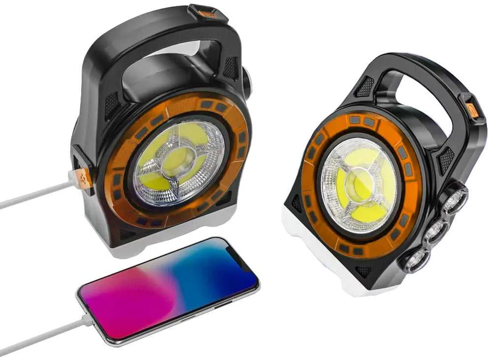 Nešiojama saulės įkraunama LED lempa HB-6678C