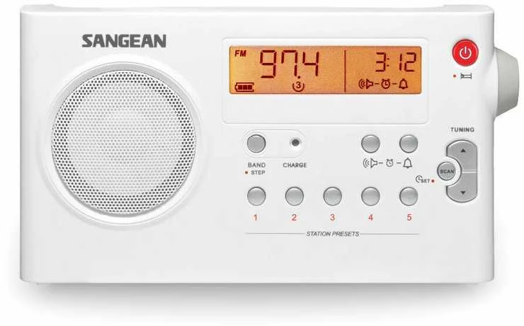 Radijas Sangean Digital Tuning AM / FM, baltas / PR-D7