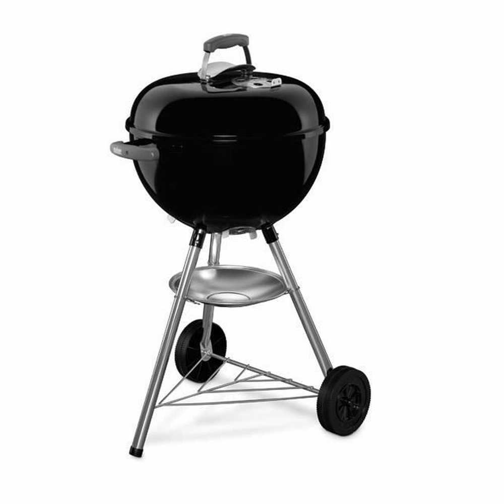 Weber anglinis grilis su emaliuotu dangčiu, 47 cm kepimo paviršius, juodas, 1231004