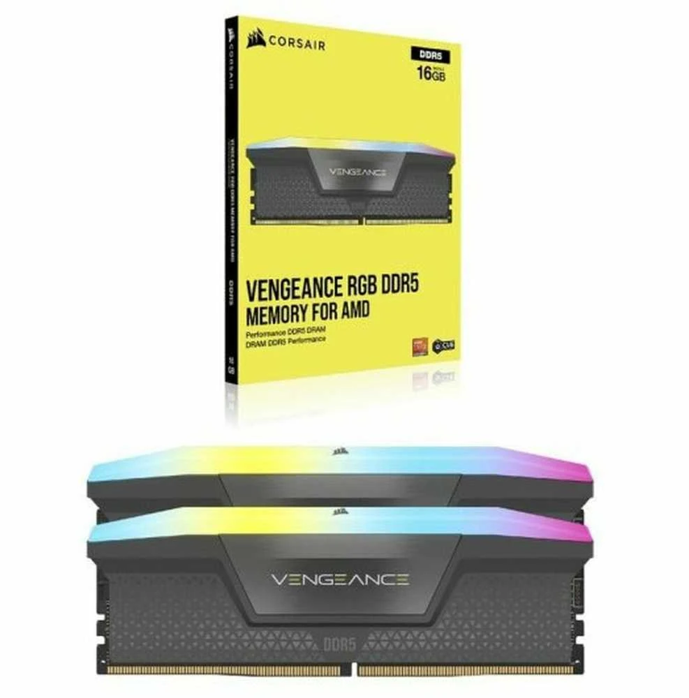 Stacionarių kompiuterių atmintis VENGEANCE RGB 32GB (2x16GB) DDR5 DRAM 6000MT/s CL30 AMD EXPO & Intel XMP