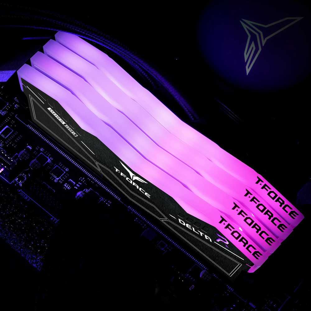 RAM Team Group Delta RGB, DDR5-6000, CL30, 32 GB - juodas