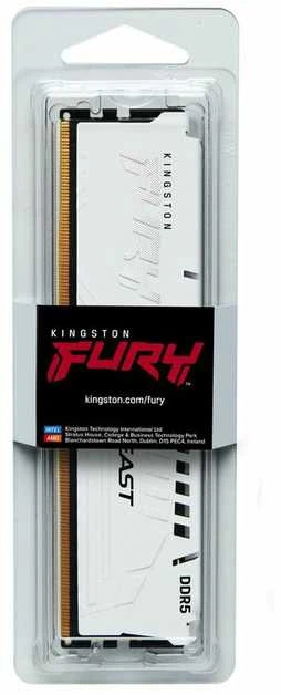 RAM Kingston KF564C32BWE-32 32GB 6400MT/s DDR5 CL32 DIMM FURY Beast Baltas EXPO | Kingstonas