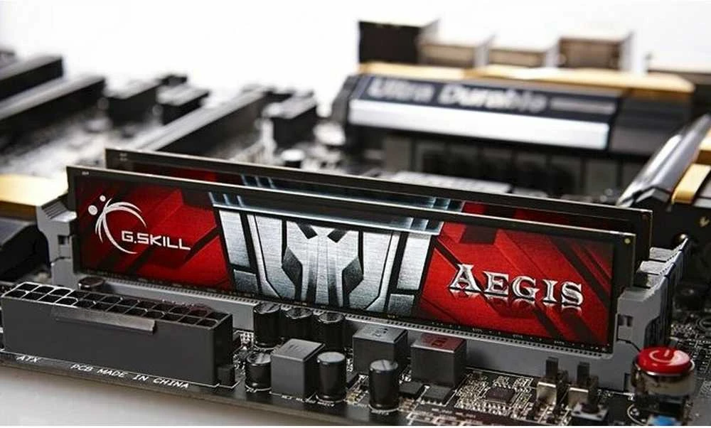 G.Skill Aegis DDR3 operatyvioji atmintis pagrindinėje plokštėje