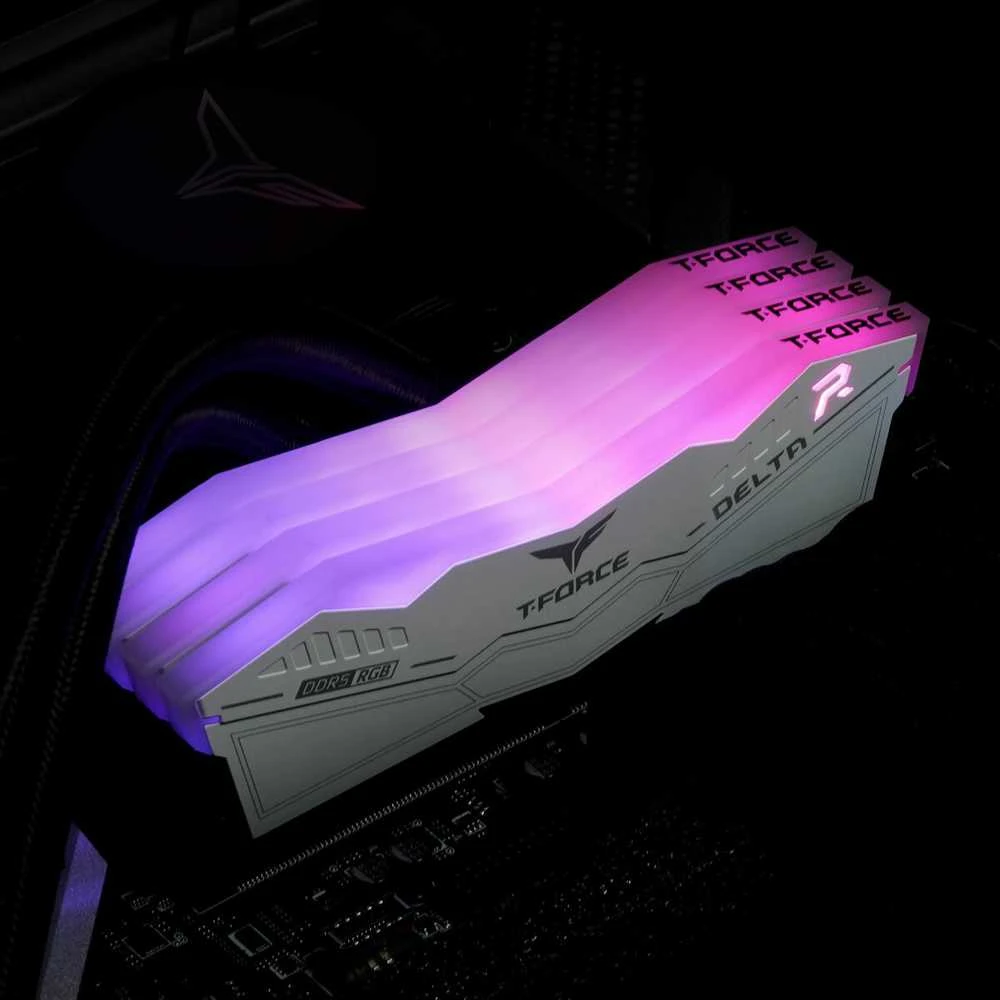 RAM Team Group Komandos grupė TeamGroup T-Force Delta RGB, DDR5, 32 GB, 6000MHz, CL38 (FF4D532G6000HC38ADC01)