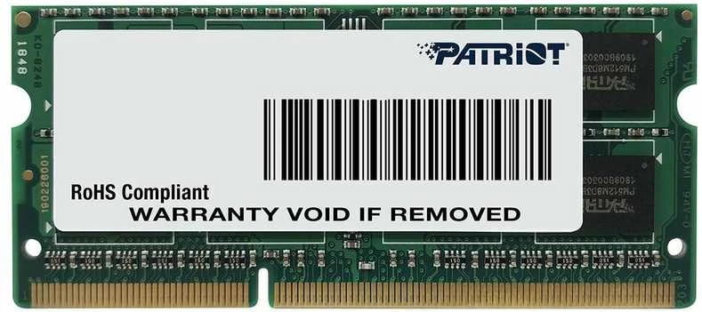 Nešiojamo kompiuterio atmintis RAM Modulis - Patriot 4GB Pc3-12800, auksinis
