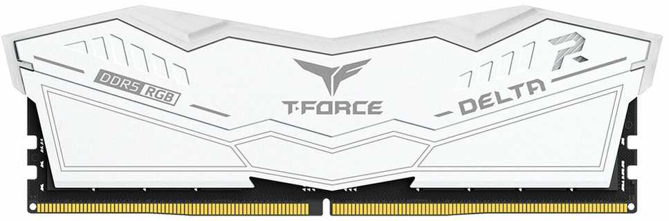 Nešiojamo kompiuterio atmintis Team Group Teamgroup operatyvioji atmintis T-Force Delta RGB FF4D532G6400HC32ADC01, DDR5, 16 GB, 6400 MHz, CL32, 1.35 V, 2 modulių rinkinys