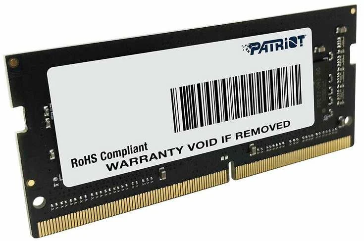 Nešiojamo kompiuterio atmintis PATRIOT DDR4 SL 8GB 2666MHZ SODIMM 1x8GB CL19