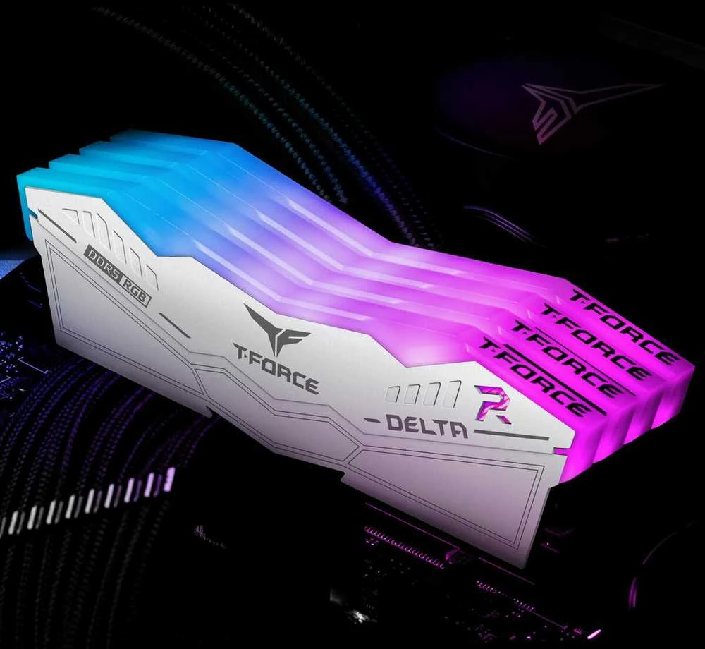 RAM Team Group Komandos grupė TeamGroup T-Force Delta RGB, DDR5, 32 GB, 6000MHz, CL38 (FF4D532G6000HC38ADC01)