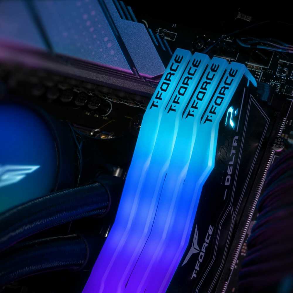 RAM Team Group Delta RGB, DDR5-6000, CL30, 32 GB - juodas