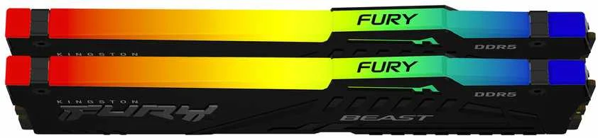 RAM „Kingston Fury Beast RGB 64GB“ [2x32GB 5600MHz DDR5 CL36 DIMM]