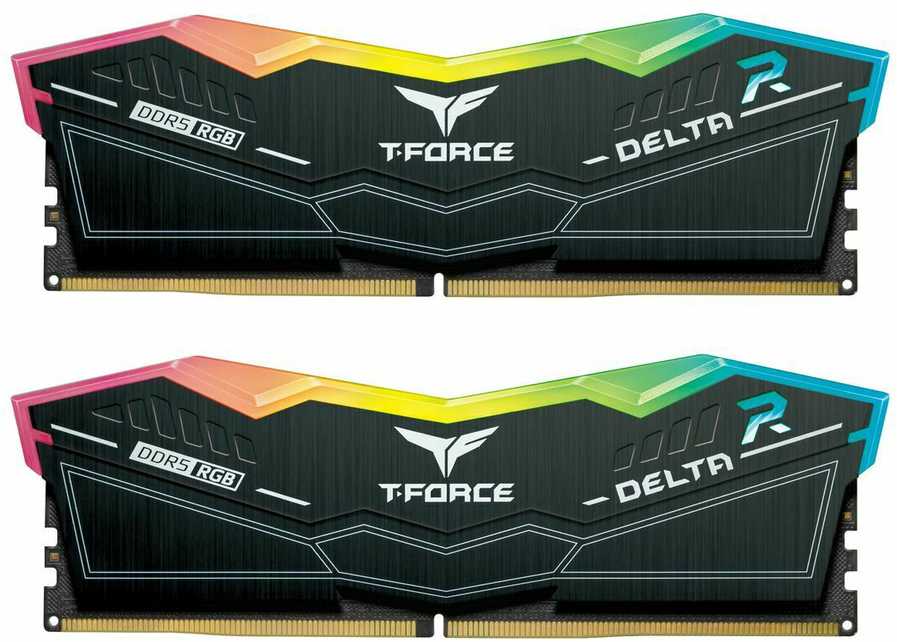 RAM Team Group Delta RGB, DDR5-6000, CL30, 32 GB - juodas