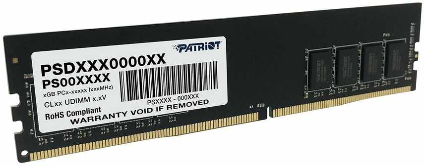 RAM PATRIOT DDR4 SL 8GB 2666MHZ UDIMM 1x8GB
