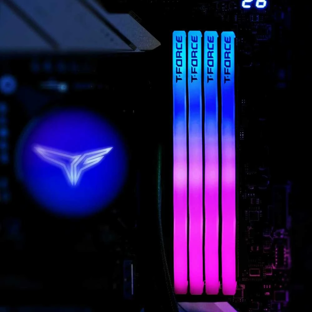 RAM „Team Group Delta RGB“, DDR5-6000, CL30, 32 GB – balta