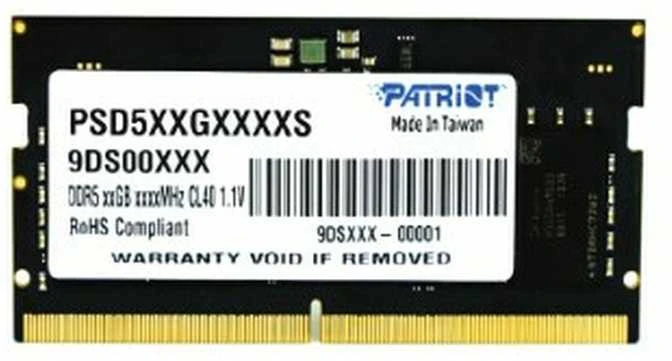 Patriot Signature DDR5 SO-DIMM atminties modulis