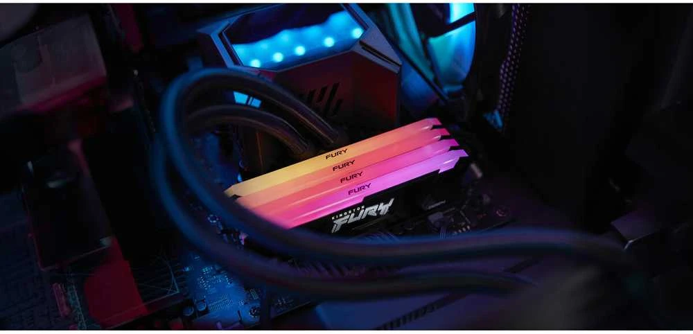 RAM „Kingston KF436C18BB2A/16“ 16 GB 3600 MT/s DDR4 CL18 DIMM FURY Beast RGB | „Kingston“