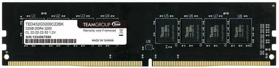 RAM Team Group TeamGroup Elitas, DDR4, 32 GB, 3200MHz, CL22 (TED432G3200C2201)