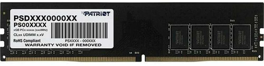 Patriot 8GB DDR4 atminties modulis su juoda plokšte