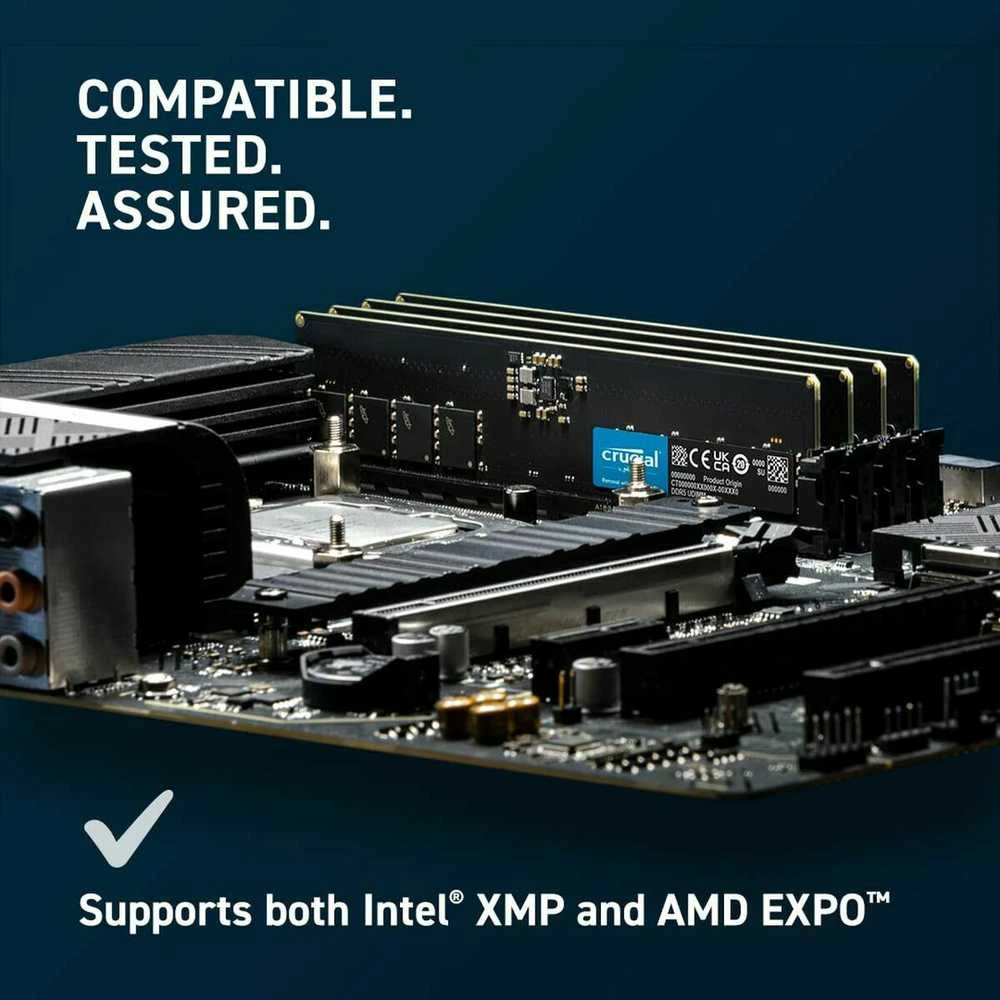RAM Crucial 8GB DDR5-5600 UDIMM CL46 (16Gbit)