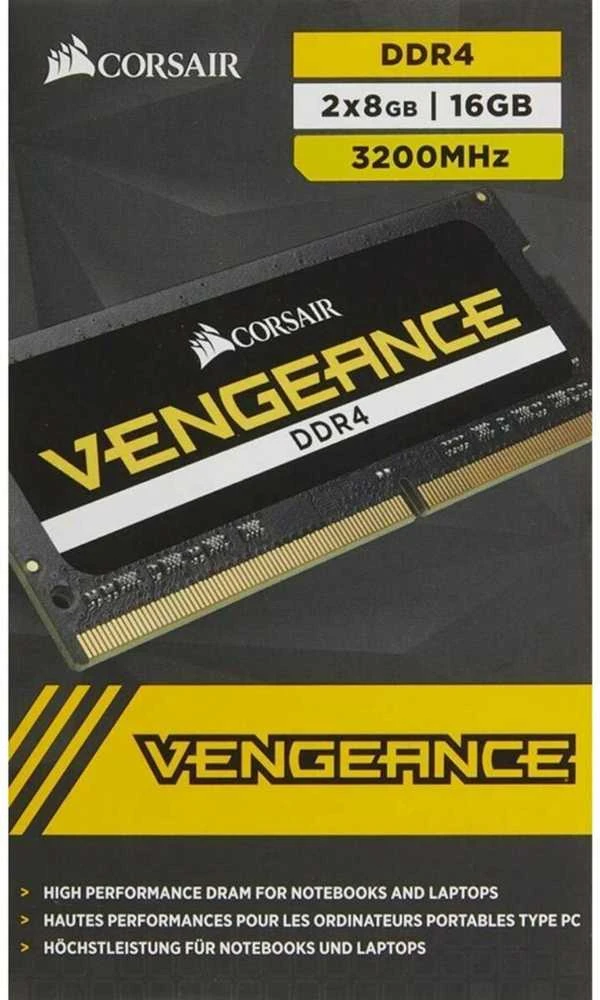 RAM CRI Corsair Vengeance atminties modulis 16 GB 2 x 8 GB DDR4 260-pin SO-DIMM