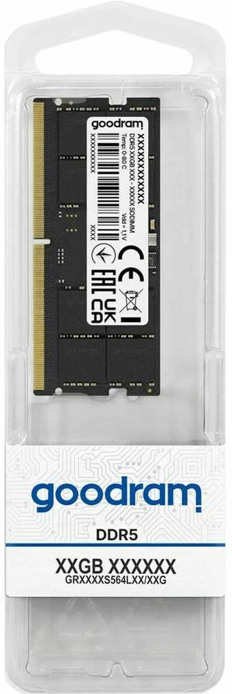 „Goodram GR5600S564L46/32G“ atminties modulis 32 GB 1 x 32 GB DDR5 262 kontaktų SO-DIMM
