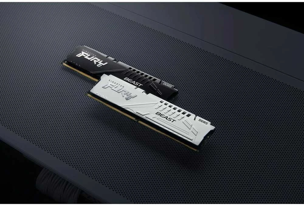 RAM Kingston KF564C32BWEK2-32 32GB 6400MT/s DDR5 CL32 DIMM (Kit of 2) FURY Beast Baltas EXPO | Kingstonas