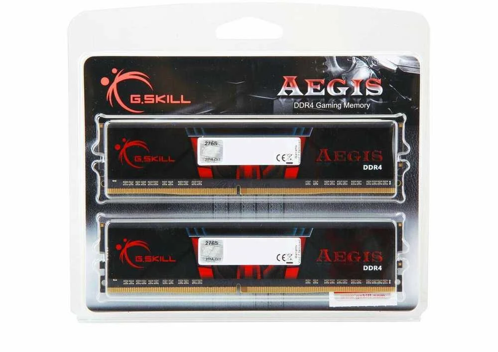 Stacionaraus kompiuterio atmintis G.Skill Aegis | 2x16 GB | DDR4 | 2666 MHz | ‎F4-2666C19D-32GIS