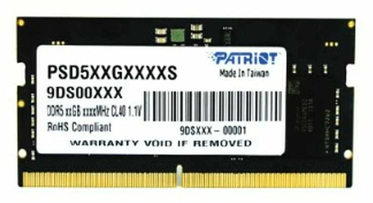 Patriot DDR5 nešiojamojo kompiuterio atminties modulis