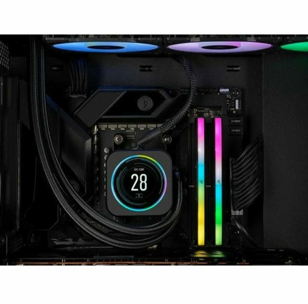 Stacionarių kompiuterių atmintis VENGEANCE RGB 32GB (2x16GB) DDR5 DRAM 6000MT/s CL30 AMD EXPO & Intel XMP