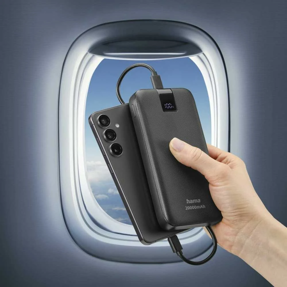 Hama Power Pack PD 20 20000 mAh antracitas