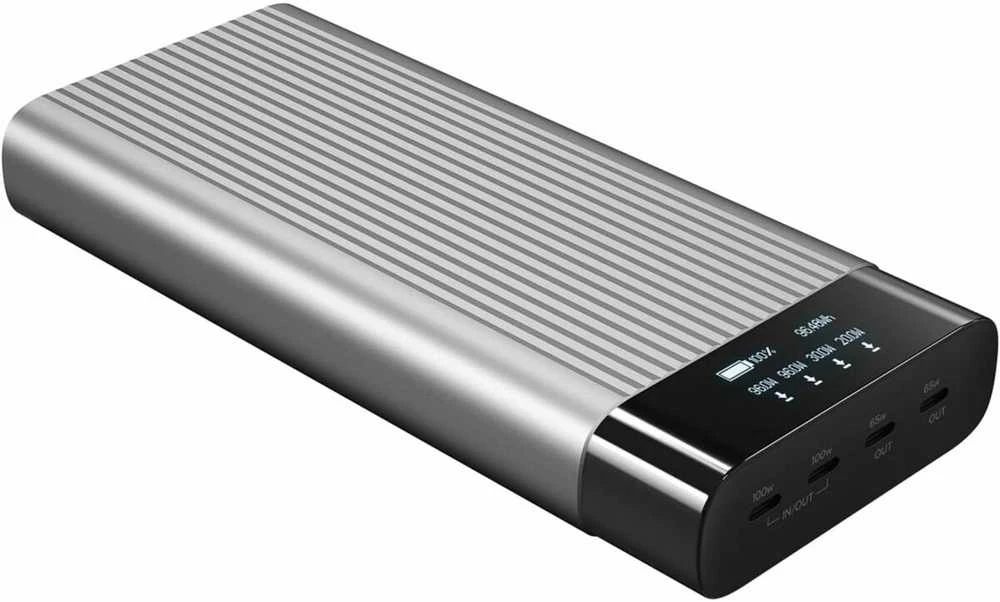 Hiper | HyperJuice 245W USB-C 100Wh baterijos paketas su OLED Ekranas