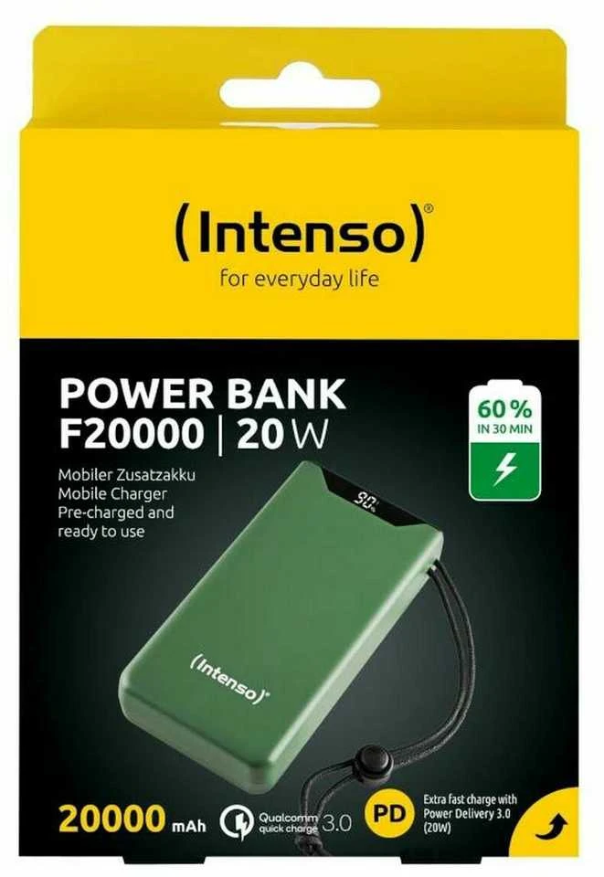 Intenso Intenso 7332057 maitinimo blokas ličio polimeras (LiPo) 20000 mAh Žalias