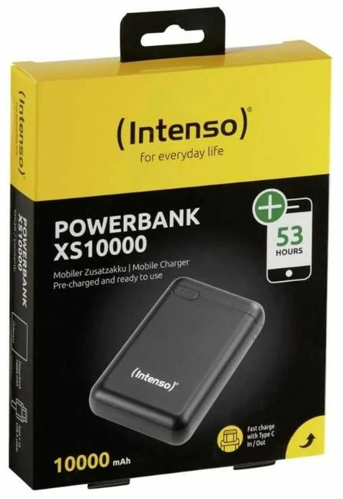 Intenso Išorinė baterija USB 10000MAH antracito spalvos 7332330 Intensyvus