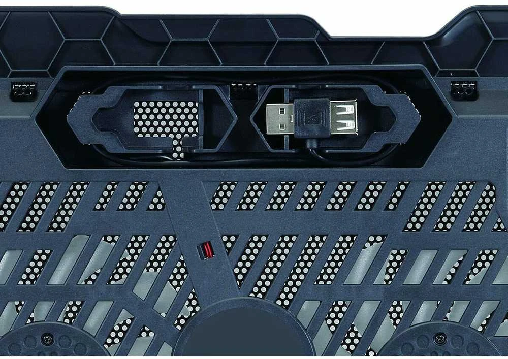 „Conceptronic THANA01B Cooling Pad 15.6“ CONCEPTRONIC 2 ventiliatorių aušinimo padas (15.6) / THANA01B