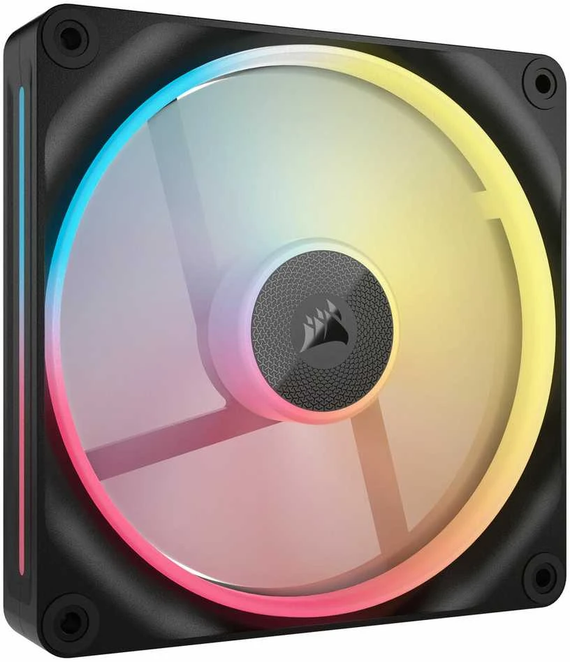 Corsair iCUE Link LX140-R RGB, PWM korpuso ventiliatorius – 140mm, juodos spalvos