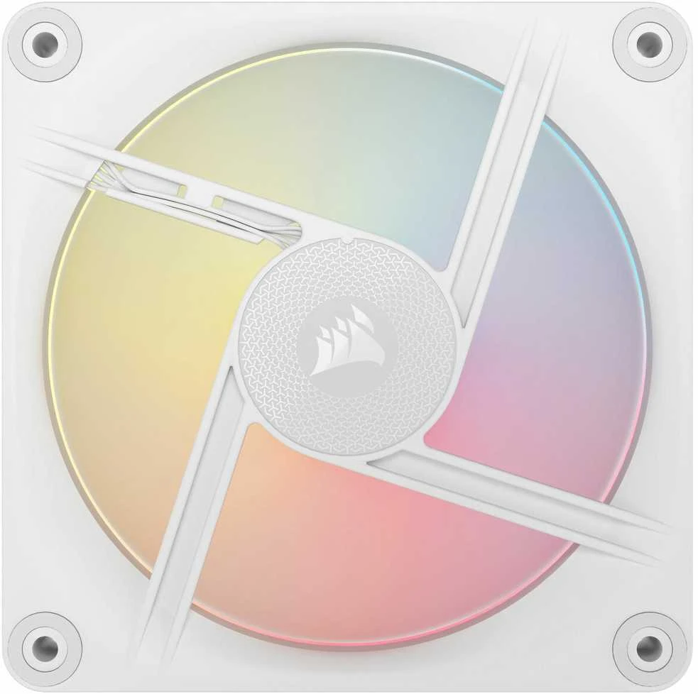 Corsair iCUE Link LX120-R RGB, PWM korpuso ventiliatorius – 120mm, baltos spalvos