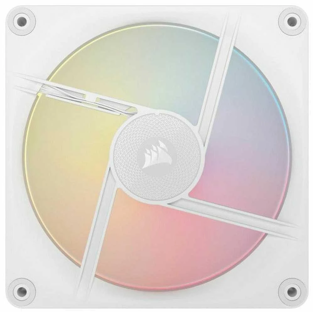Corsair iCUE Link LX140-R RGB, PWM korpuso ventiliatorius, 2er Pack – 140mm, baltos spalvos