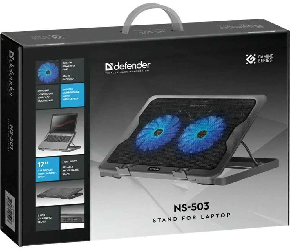 Defender NS-503 15.6"-17" 2W 2xUSB