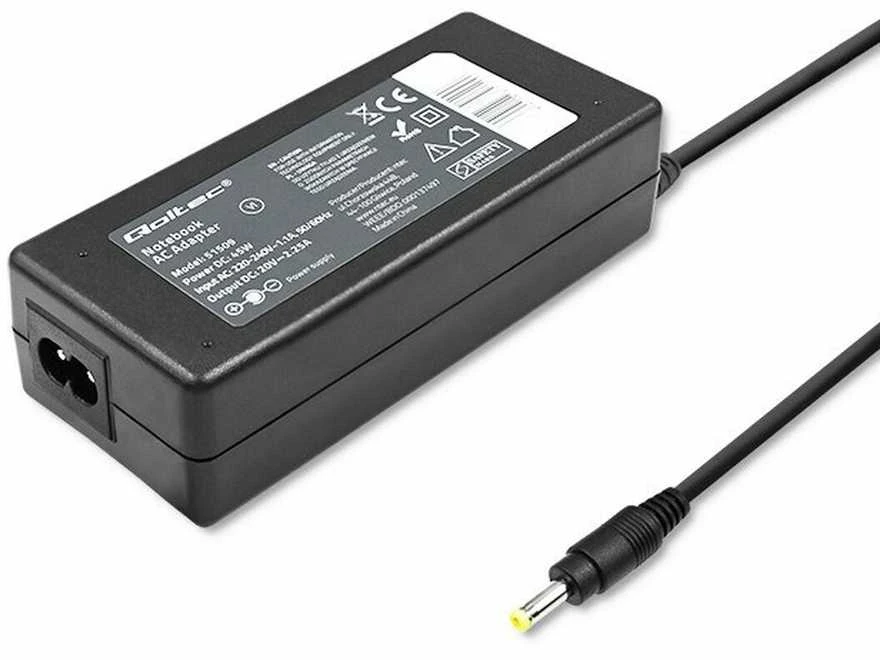 QOLTEC 51509 Nešiojamas kompiuteris AC power adapter f Lenovo 45W 20V 2.25A 4.0x1.7